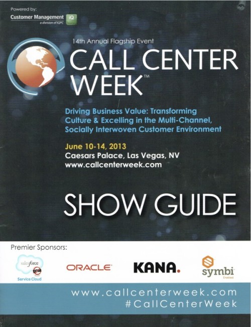 14th Annual Call Center Week Show Guide