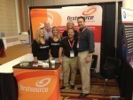 Stephen Ferber and Tracy Thompson with Firstsource Team