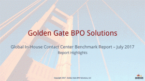 In-House Contact Center Benchmark Insights – July 2017
